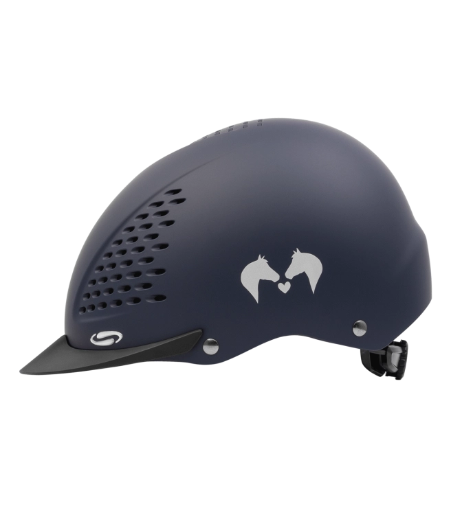 Kask do jazdy konnej dziecięcy Swing H23 Lucky w kolorze granatowym