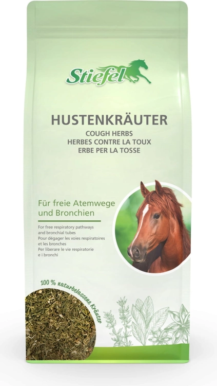 Mieszanka ziół na drogi oddechowe dla koni Stiefel Hustenkrauter 1000g