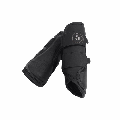 Ochraniacze dla konia Eskadron Platinum Leather w kolorze czarnym