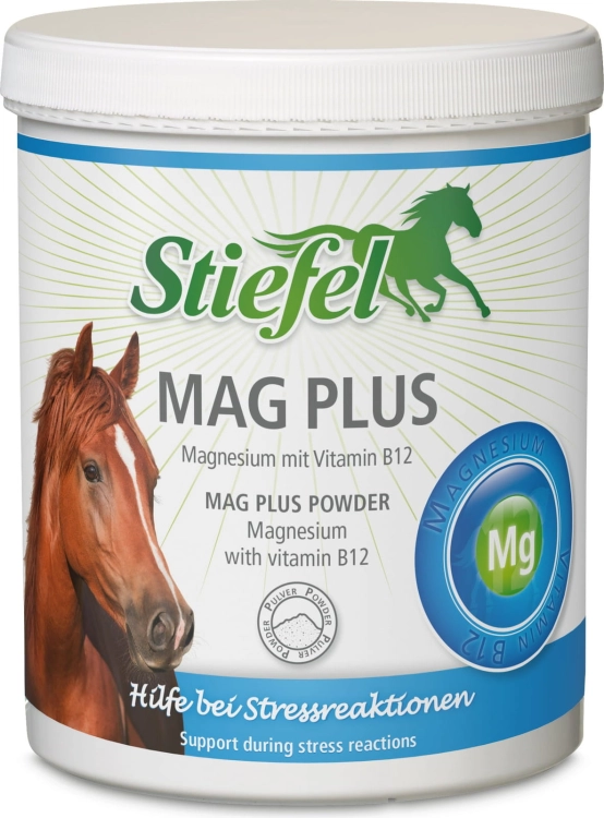 Magnez z witaminą B12 dla koni Stiefel Mag Plus Pulver 1kg