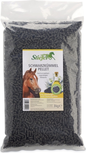 Wytłok z czarnuszki dla koni Stiefel Schwarzkümmel Pellet 3kg