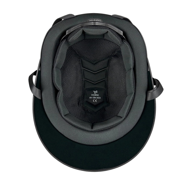 Kask jeździecki z wyściółką coolmax York Amethyst Velvet