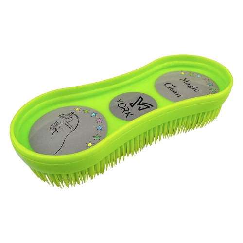 Szczotka ze ściągaczką do wody i potu York Magic Clean w kolorze limonkowym