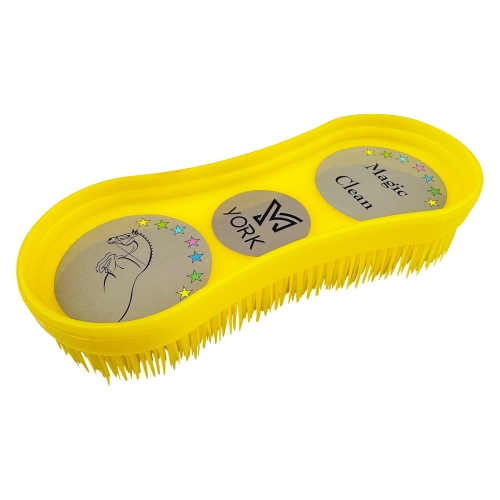 Szczotka ze ściągaczką do wody i potu York Magic Clean w kolorze żółtym