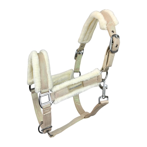 Kantar dla konia Horsenjoy Glossy w kolorze złotym