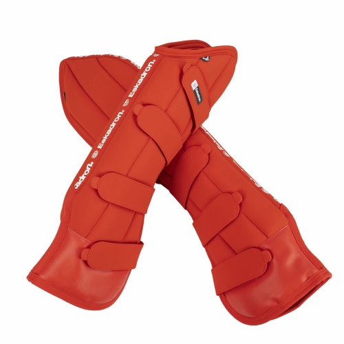 Ochraniacze transportowe Eskadron Dynamic Softshell w kolorze czerwonym