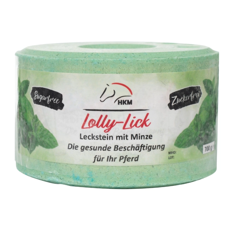 Lizawka z soli morskiej dla konia o smaku mięty HKM Lolly