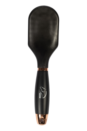 Szczotka do kopyt HKM Gel w kolorze czarnym-rosegold