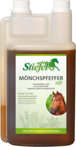 Zioła dla koni regulujące hormony Stiefel Monchspfeffersaft 1l