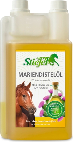 Olej z ostropestu dla koni Stiefel Mariendistelöl 1l