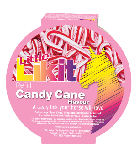 Lizawka dla konia Likit o smaku candy cane wkład 250g