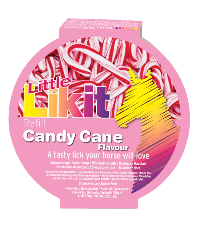 Lizawka dla konia Likit o smaku candy cane wkład 250g