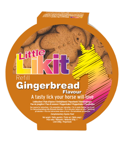 Lizawka dla konia Likit o smaku gingerbread wkład 250g
