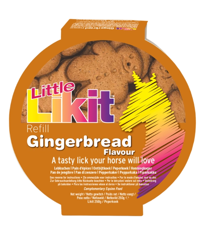 Lizawka dla konia Likit o smaku gingerbread wkład 250g