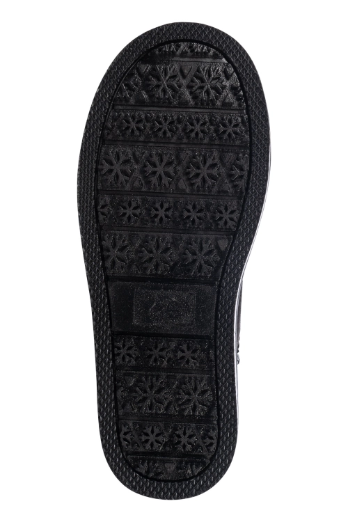 Buty do stajni z futerkiem HKM Davos Legolin w kolorze czarnym