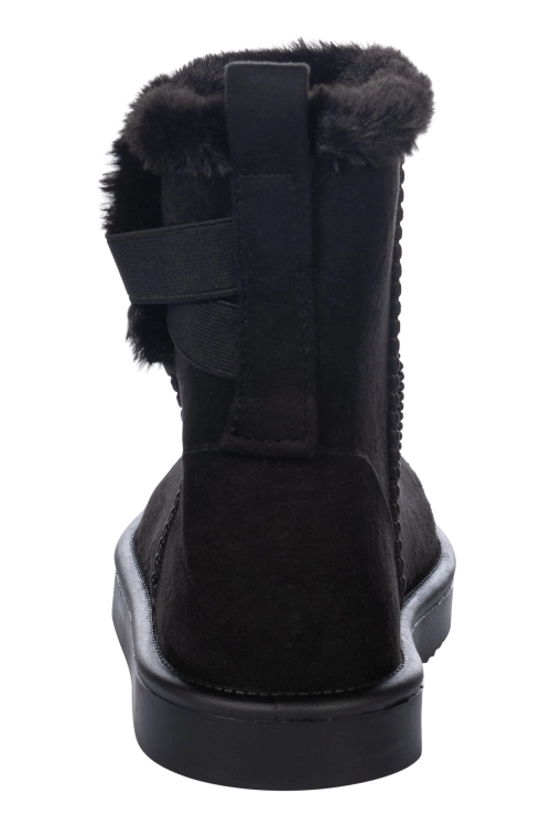Buty do stajni na zimę HKM Davos Legolin w kolorze czarnym
