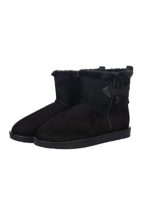 Buty do stajni wodoodporne HKM Davos Legolin w kolorze czarnym
