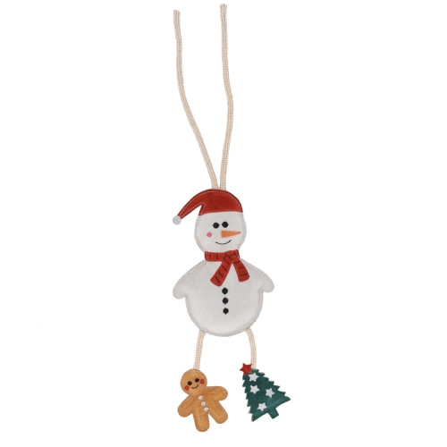 Zabawka dla konia w kształcie bałwana QHP Toy Snowman