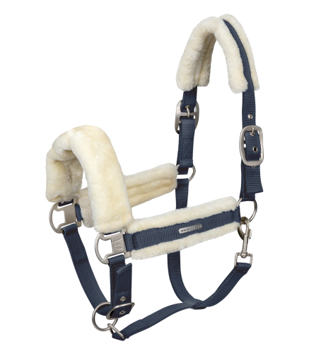 Kantar z futerkiem Waldhausen Soft w kolorze granatowym