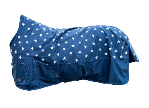Derka padokowa HKM Highneck Norwich 600D w kolorze navy with stars
