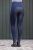 Legginsy jeździeckie zimowe HKM Rio w kolorze granatowym
