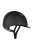 Kask jeździecki HKM Alarion w kolorze czarno-srebrnym widoczny z boku