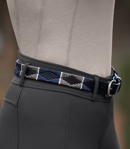 Pasek do spodni jeździecki ELT Gemma Polo w kolorze black/asphalt