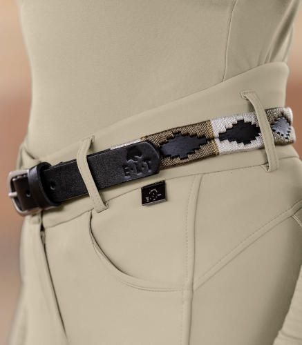 Pasek do spodni jeździecki ELT Gemma Polo w kolorze green brown
