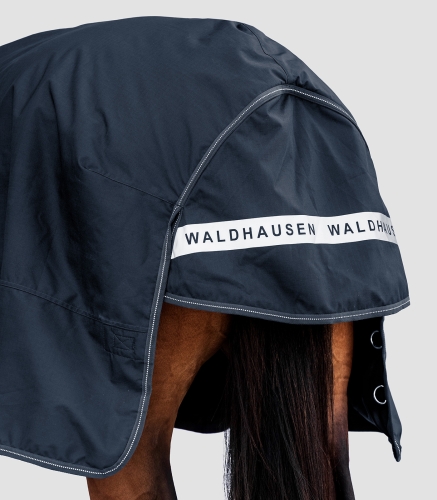 Derka padokowa 600D/0g z klapą na ogon Waldhausen Arctic w kolorze granatowym