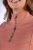 Koszulka jeździecka zimowa ze stójką HKM Supersoft II w kolorze copper