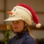 Świąteczna czapka na kask jeździecki QHP Christmas Snowman