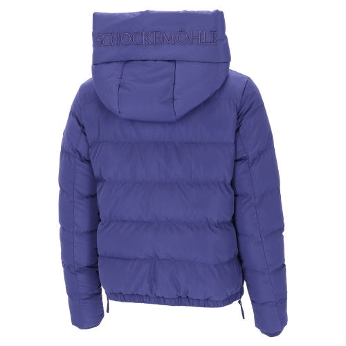Kurtka jeździecka Schockemöhle Violet w kolorze niebieskim widoczna z tyłu
