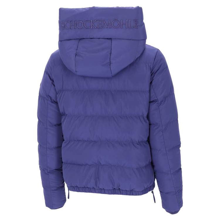 Kurtka jeździecka Schockemöhle Violet w kolorze niebieskim widoczna z tyłu
