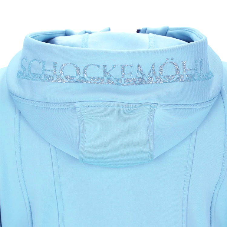 Bluza jeździecka z brokatowym logo Schockemöhle Sinja w kolorze błękitnym