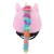 Polarowa czapka na kask QHP Unicorn w kolorze różowym