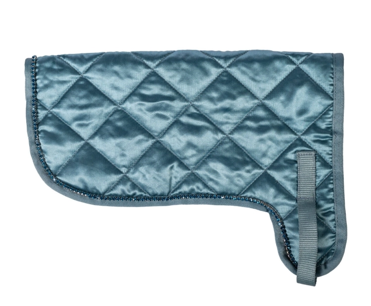 Satynowa derka dla Hobby Horse HKM Premium w kolorze turkusowym