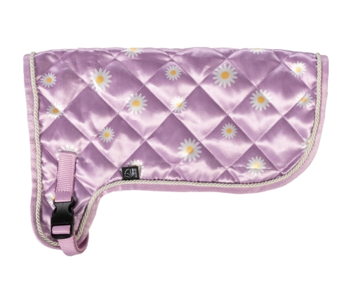 Derka dla Hobby Horse w kolorze różowym w kwiatki HKM