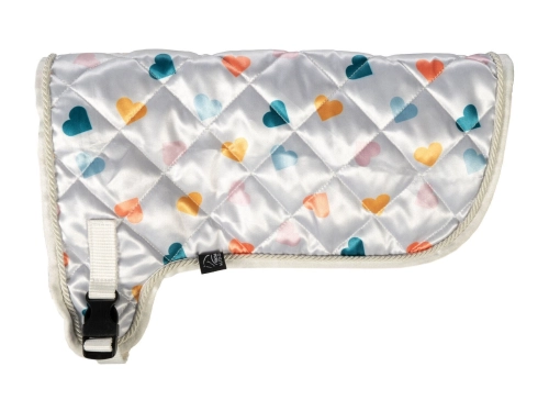 Derka dla Hobby Horse w kolorze białym w serduszka HKM