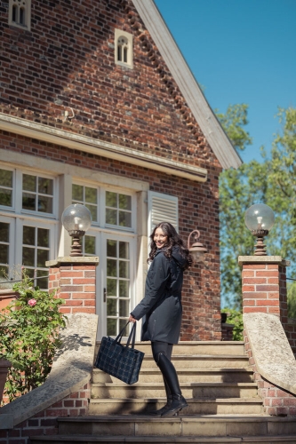 Torba Eskadron Heritage Shopper Bouclé w kolorze navy