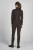 Bluzka jeździecka zimowa Eskadron Half-Zip w kolorze black truffle widoczna z tyłu