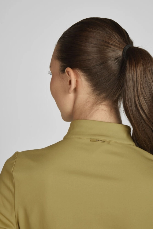 Bluzka jeździecka termiczna ze stójką Eskadron Half-Zip w kolorze cardamom