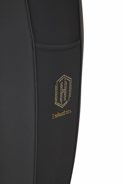 Breginsy damskie z kryształkami Eskadron Pro w kolorze navy