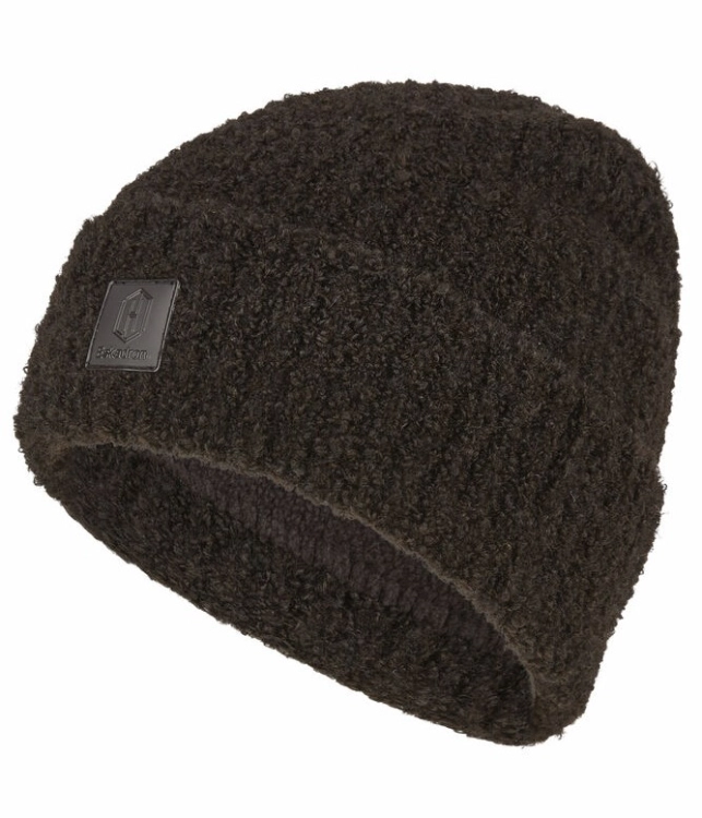 Czapka zimowa jeździecka Eskadron Heritage Bouclé w kolorze black truffle