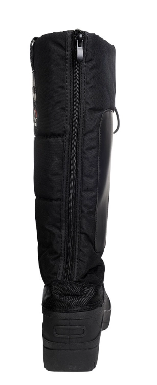 Zimowe buty jeździeckie HKM Husky w kolorze czarnym