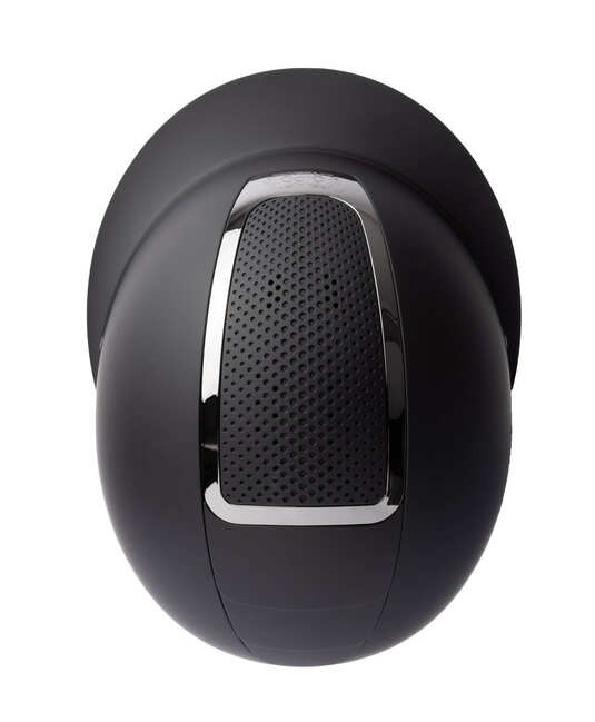 Kask jeździecki B Vertigo Zenith MIPS w kolorze czarno - srebrnym widoczny z góry