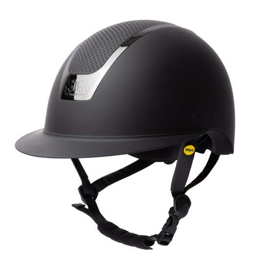 Kask jeździecki B Vertigo Zenith MIPS w kolorze czarno - srebrnym