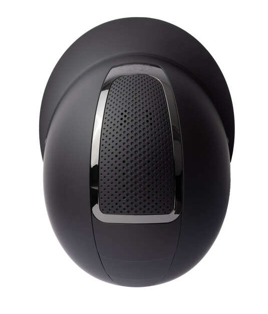 Kask jeździecki B Vertigo Zenith MIPS w kolorze czarno - srebrnym widoczny z góry
