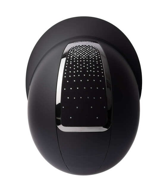 Kask jeździecki z kryształkami B Vertigo Zenith MIPS Luxe w kolorze czarnym widoczny z góry