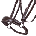QHP ogłowie LUXURY brown