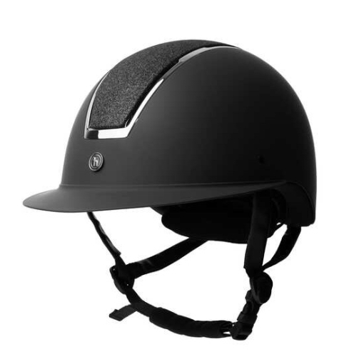 Kask jeździecki Horze Aurora w kolorze czarnym